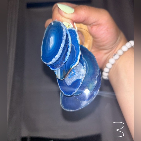 Blue Agate Windchime - Picture 12 of 16